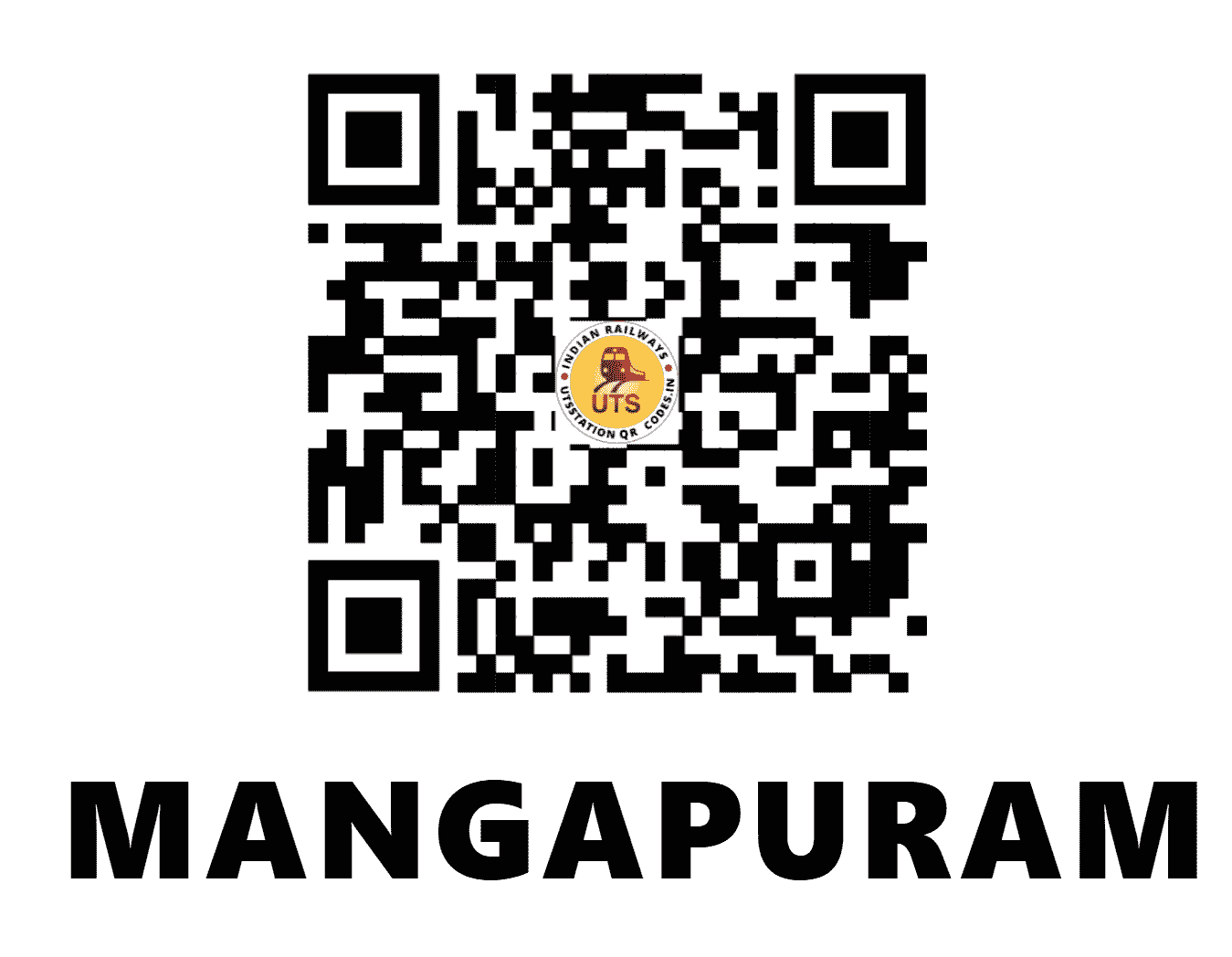 UTS QR Code for MANGAPURAM - MGPM (SC - ANDHRA PRADESH)